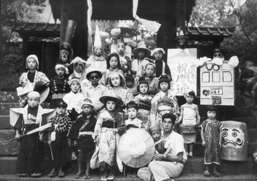 富士山周辺人々