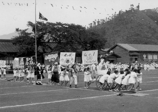 富士山周辺人々